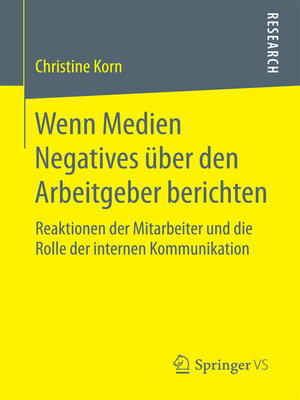 cover image of Wenn Medien Negatives über den Arbeitgeber berichten